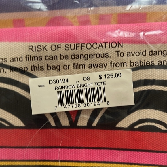 New, Brighton Rainbow Bright Tote bag with artist hand-sketched artwork - Picture 8 of 8